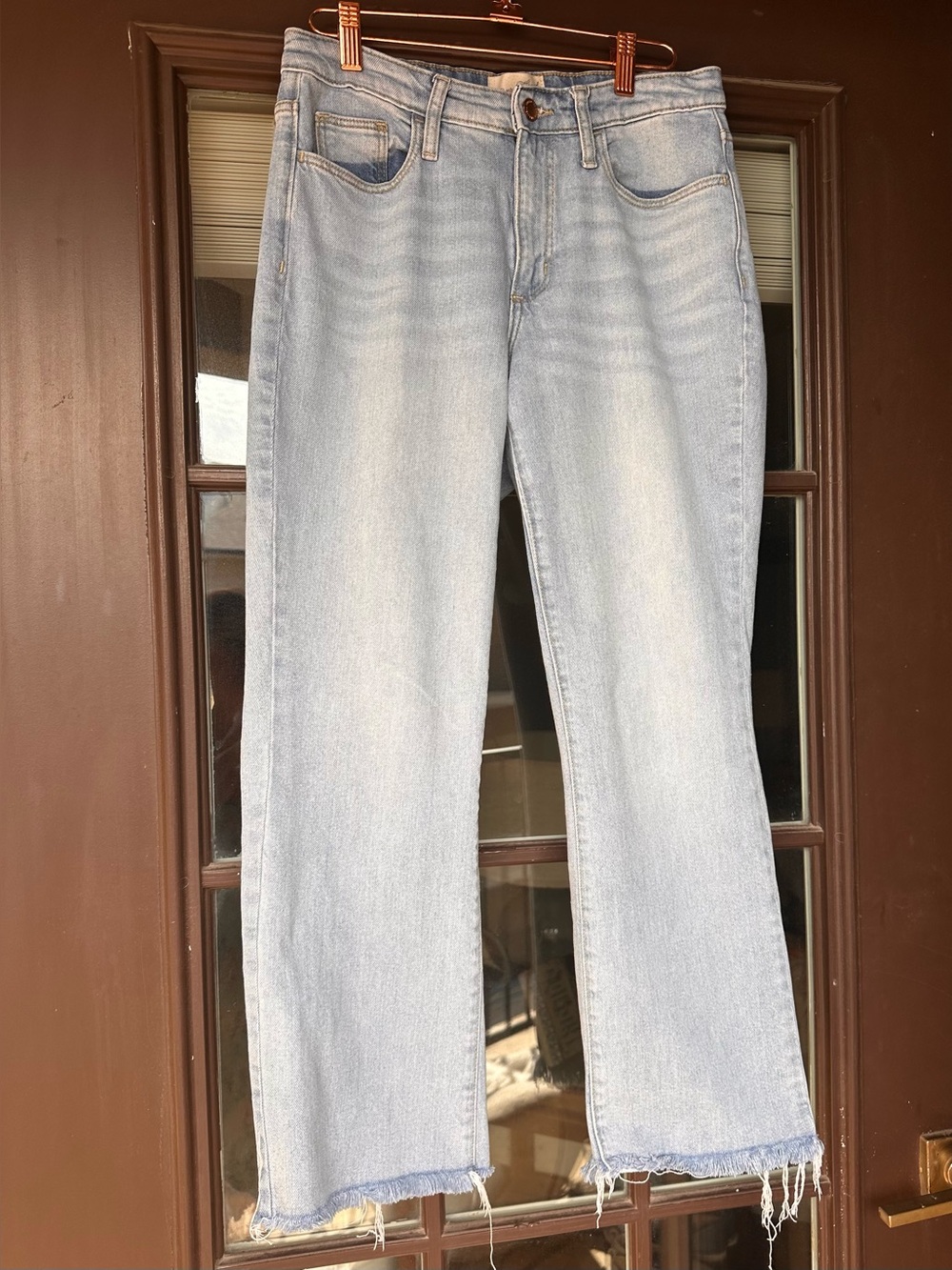 Universal Thread Light Blue Denim Ankle Bootcut Jeans